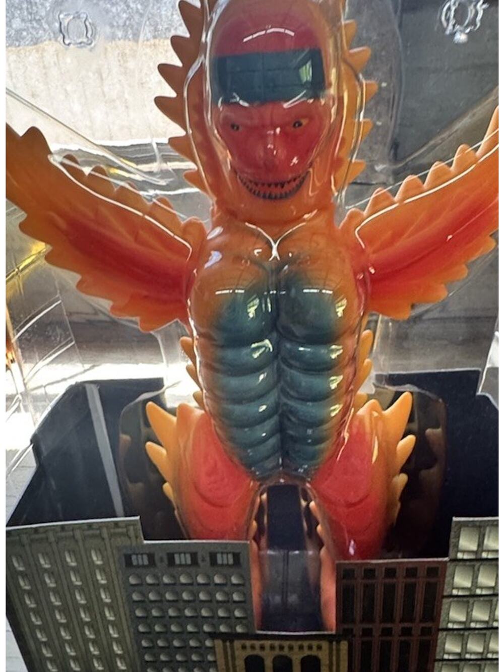 Super7 Kittyfire Mirrorman Sofubi Kaiju Figure 2005 Vinyl Japan- Boxed